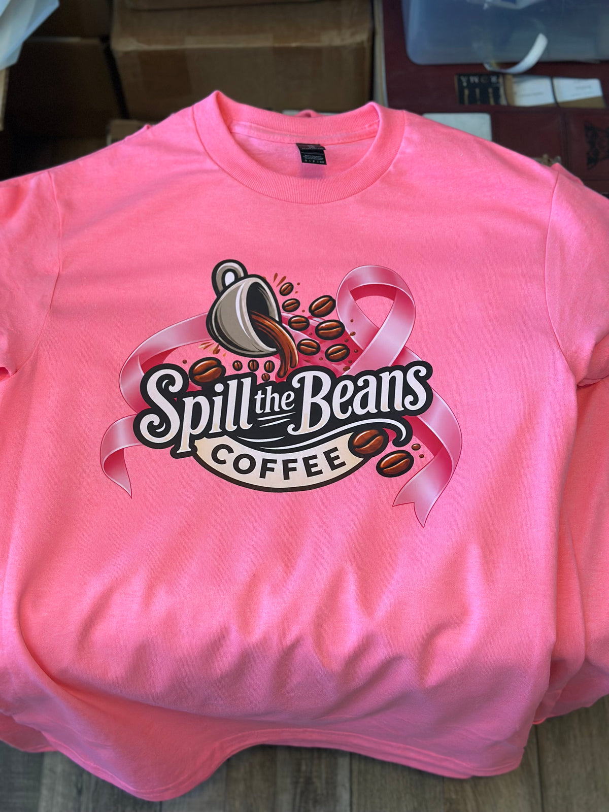 Spill the Beans - Pink Out T