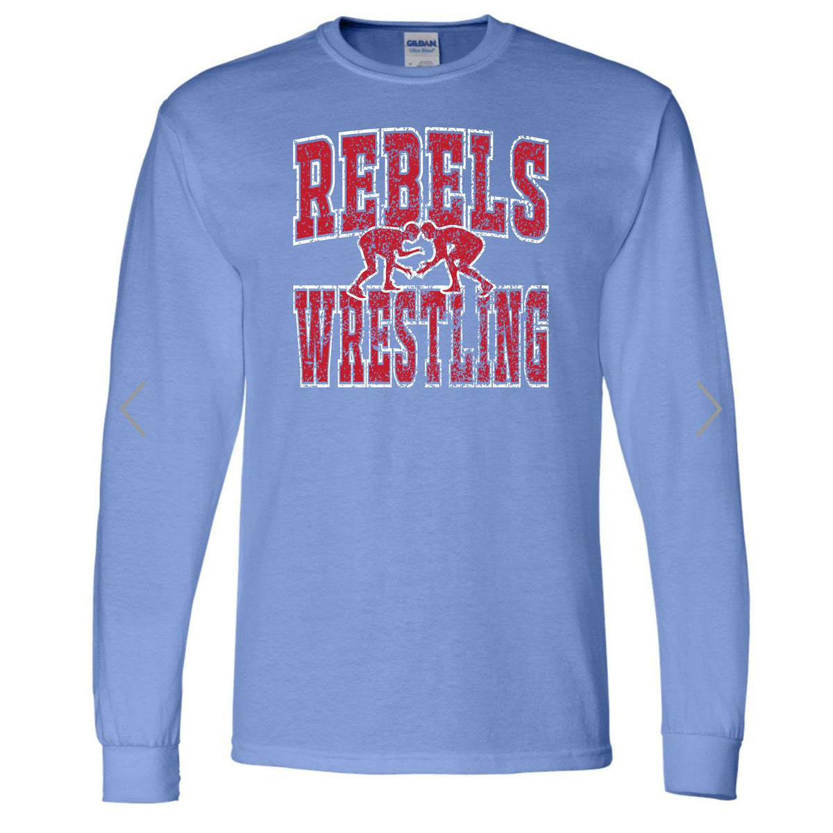 Rebels Wrestling Gildan Heavy Blend Long Sleeve - Youth