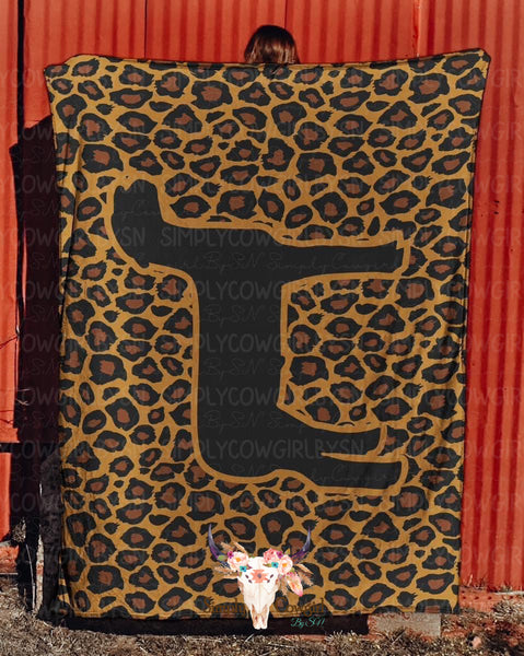 Livestock Plush Throw