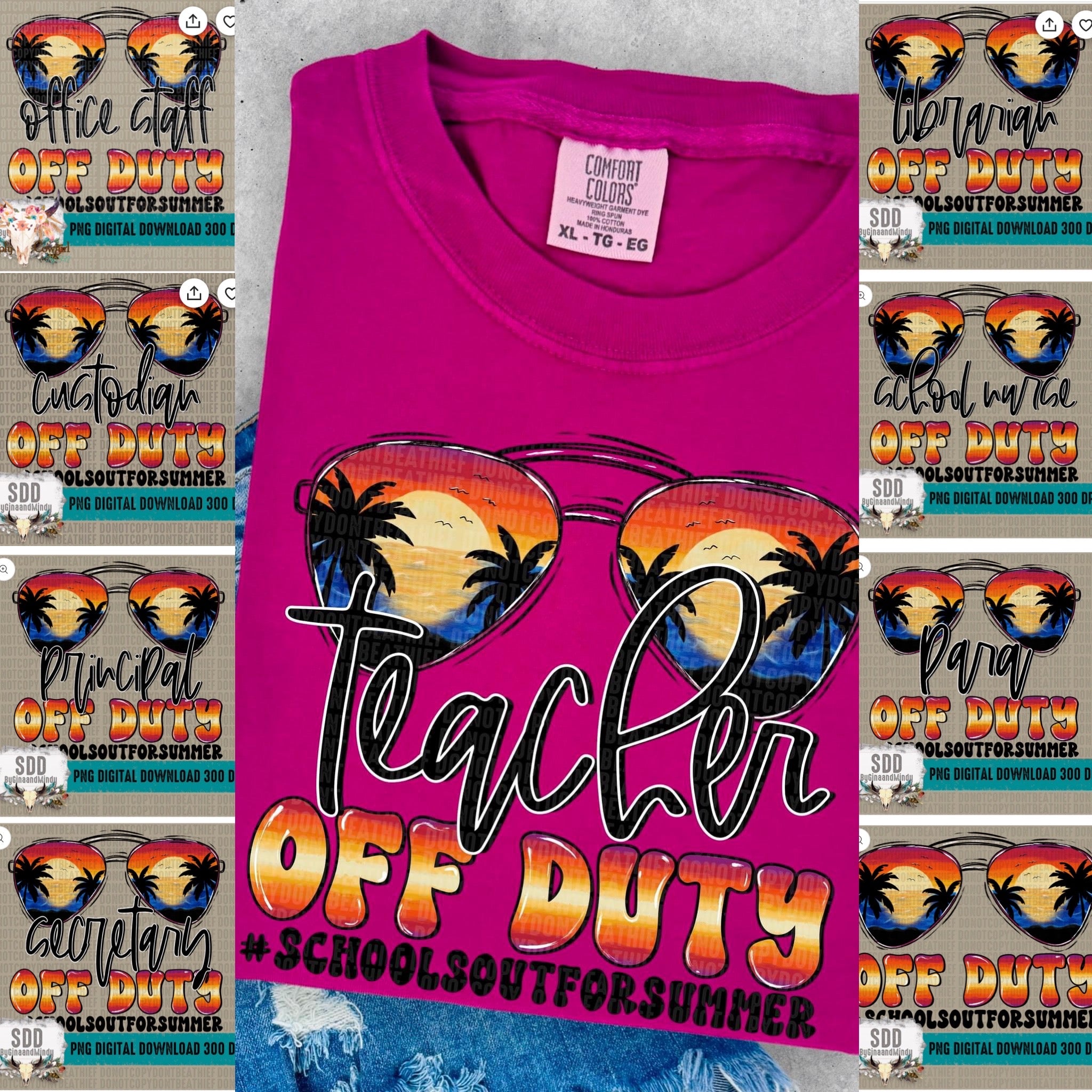 Off Duty - School Staff Shirts