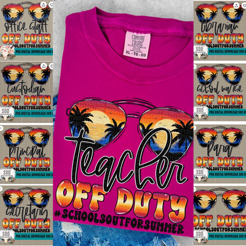 Off Duty - School Staff Shirts