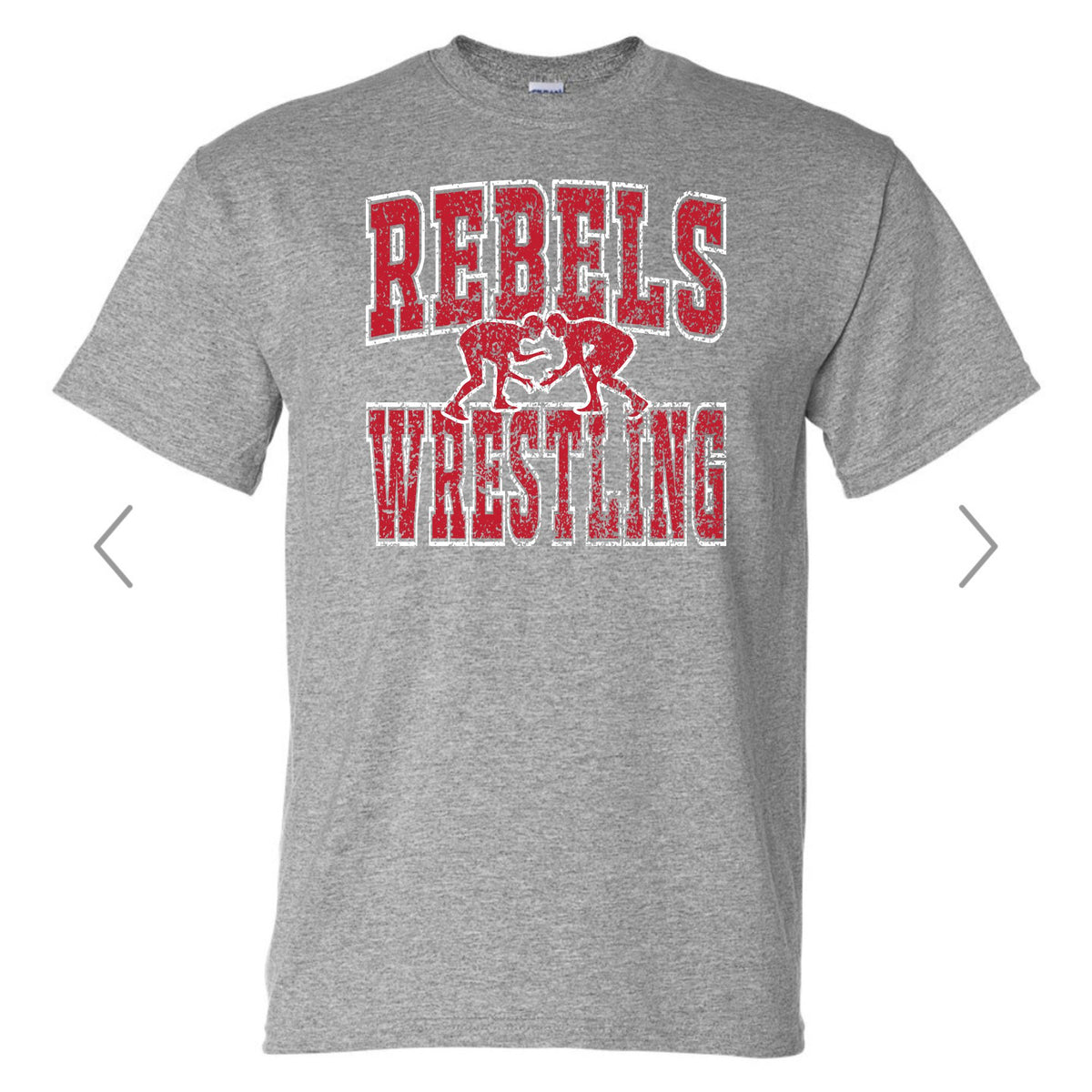 Rebels Wrestling Gildan Heavy Cotton Short Sleeve -Youth