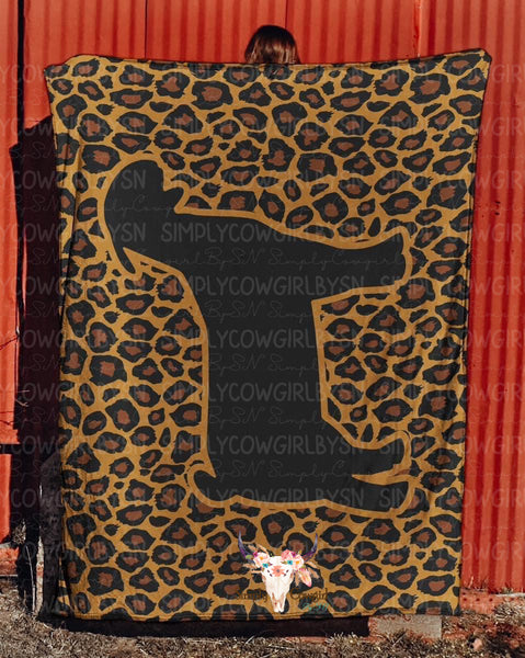 Livestock Plush Throw