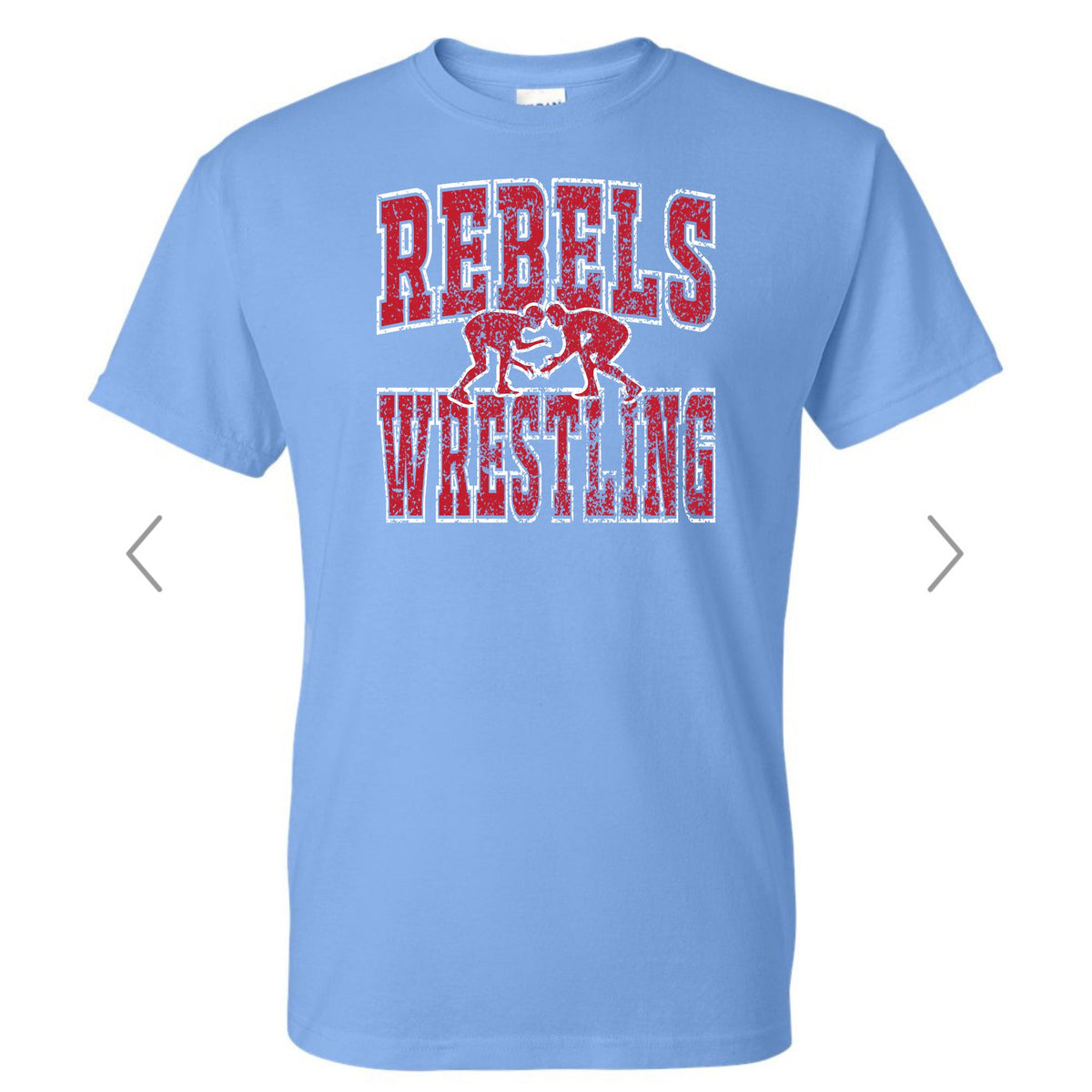 Rebels Wrestling Gildan Heavy Cotton Short Sleeve -Youth