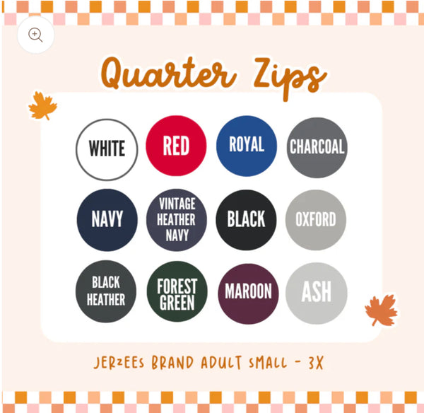 Rebels Embroidered 1/4 Zip Pullover