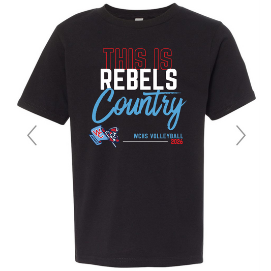 This is Rebels Country Weld Central Volleyball 2026