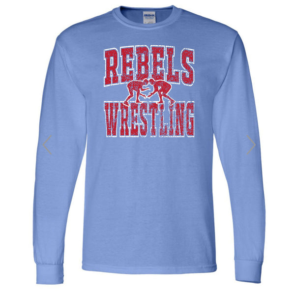 WCMS Rebels Wrestling Gildan 50/50 Blend Long Sleeve - Adult Unisex
