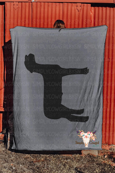 Livestock Plush Throw