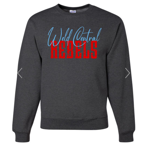 Weld Central Rebels Blue Red Overlay