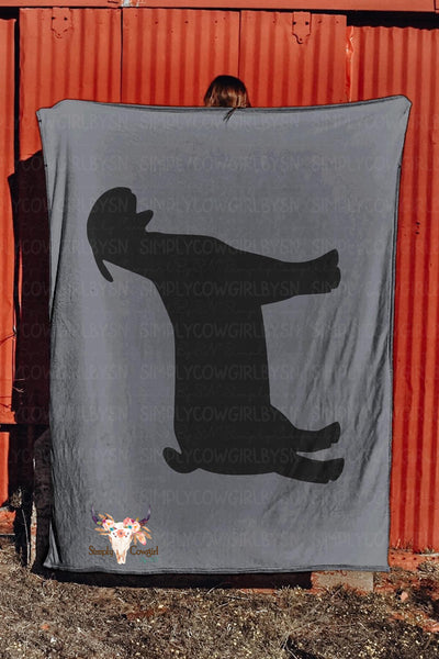 Livestock Plush Throw