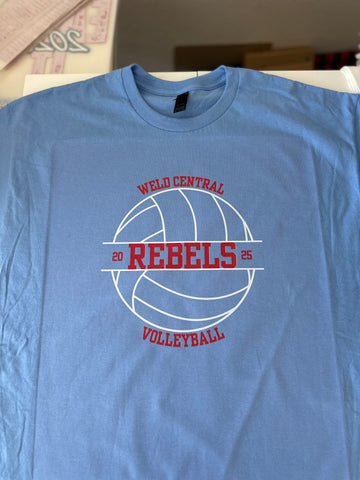 Weld Central Volleyball 2025 Season Shirts - Adult