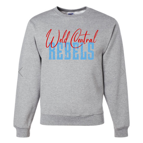 Weld Central Rebels Red Blue Overlay