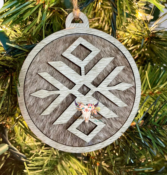 Cowhide Ornaments
