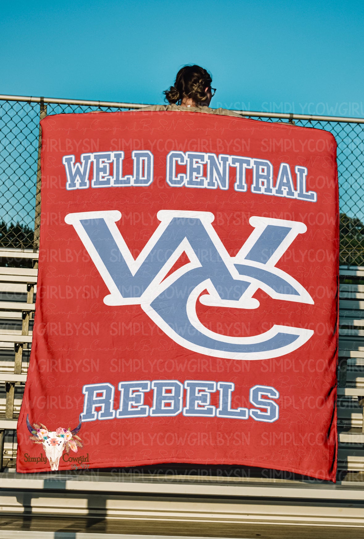 🩵Weld Central Fleece Stadium BLANKETS❤️