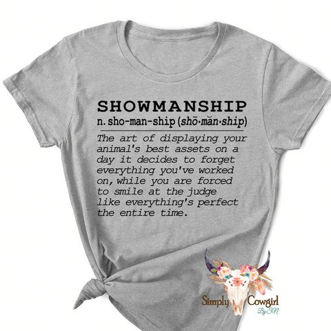 Showmanship Definition