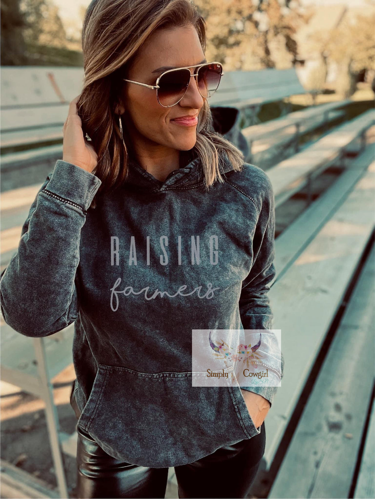 Raising Farmers Vintage Wash Hoodie