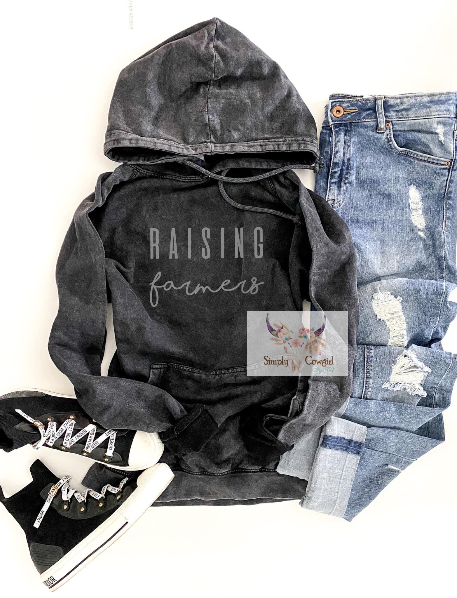 Raising Farmers Vintage Wash Hoodie